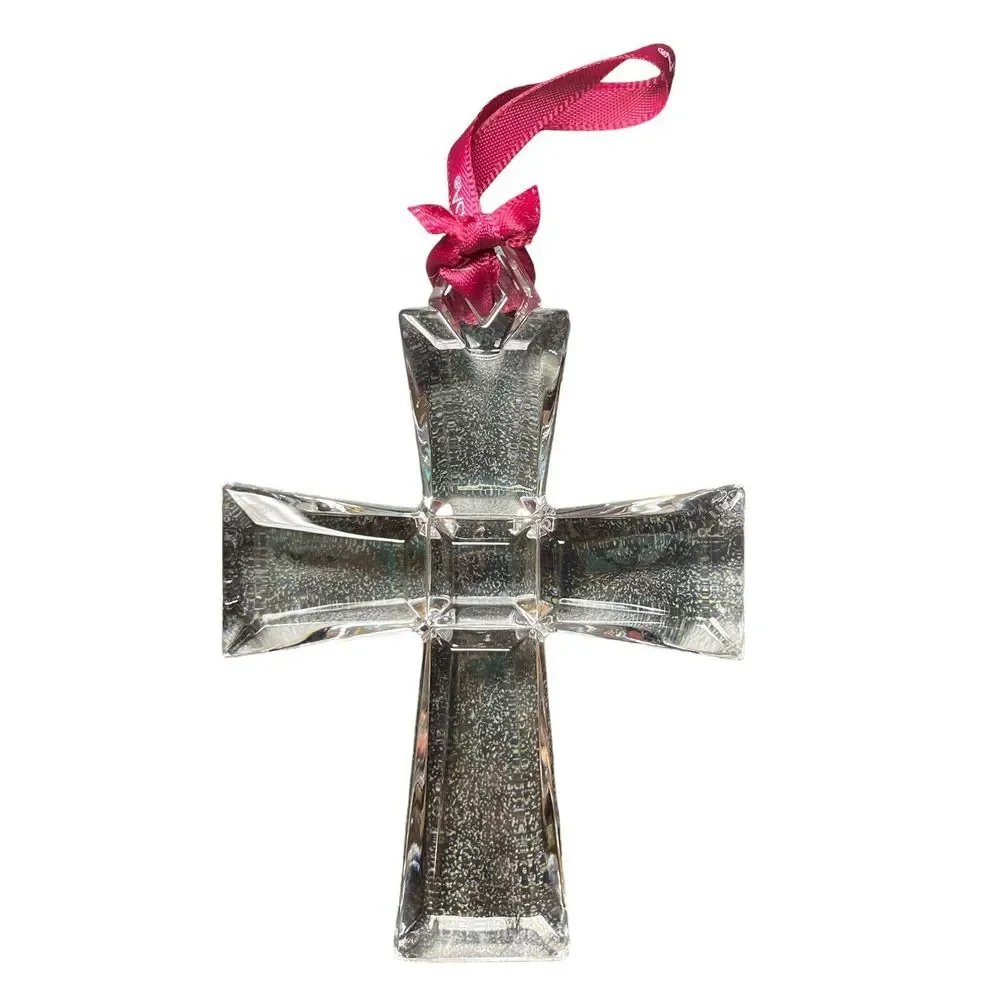 Mikasa Holiday Collection SN274/564 Crystal‎ Cross Ornament Made in Germany